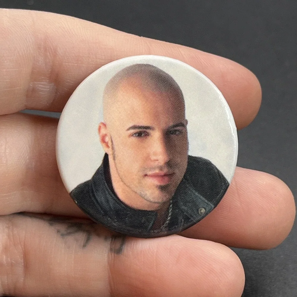 Chris Daughtry Singer Musician Button Pin‎
